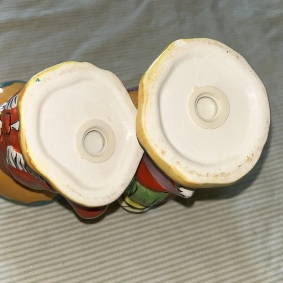 Mexican Folk Art Ceramic Cactus Salt Shaker 4 in. - Picture 5 of 5